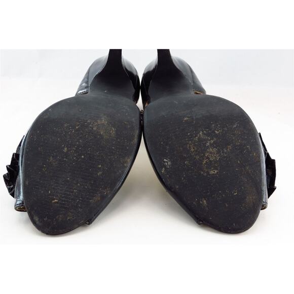 Steve Madden Ankle Strap Black Synthetic Women Shoes Size 9 Medium - Picture 5 of 6